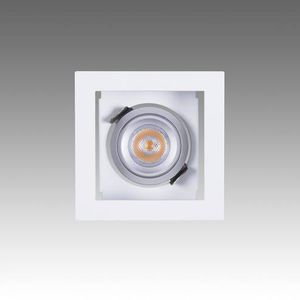 recessed downlight / LED / halogen / square