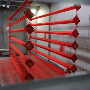 lacquered aluminum profile