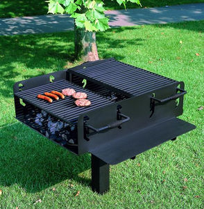 wood-burning barbecue