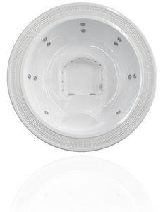 built-in hot tub