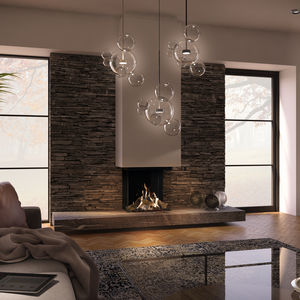 closed gas hearth