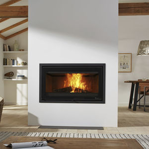 wood-burning fireplace insert 1