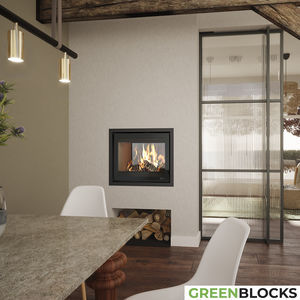 double-sided fireplace insert 1