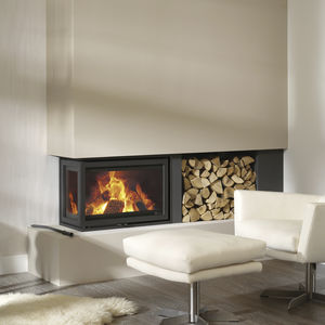 corner fireplace insert