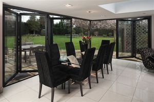 sliding and stacking patio door