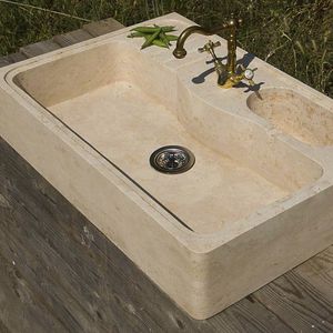 single-bowl kitchen sink