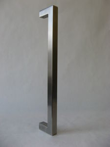 door handle / stainless steel / contemporary