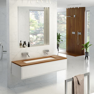 double vanity top / wooden