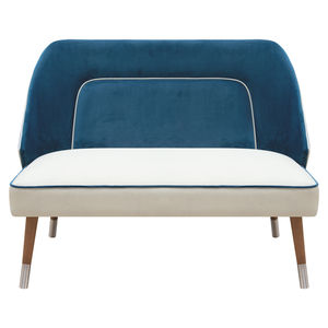 contemporary sofa / fabric / wood / for public buildings