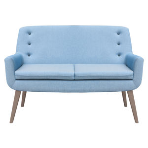 contemporary sofa / fabric / wood / for public buildings