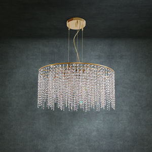 Art Deco chandelier / Swarovski® crystal