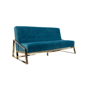 contemporary sofa / living room / fabric / brass