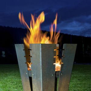 wood-burning fire pit