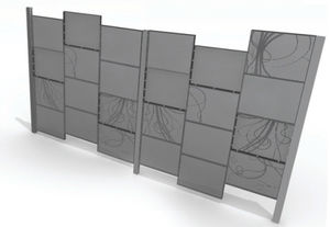 fence with panels