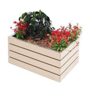 high-density polyethylene (HDPE) planter