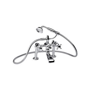 double-handle shower mixer tap