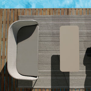 contemporary sofa / garden / steel / contract