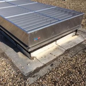 glass smoke vent