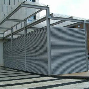 aluminum ventilated facade