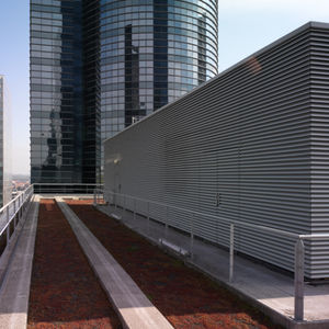 aluminum ventilated facade