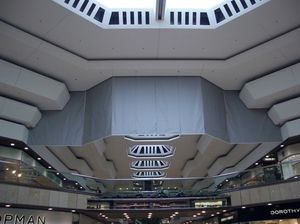solar protection fabric / plain / fiberglass / canvas