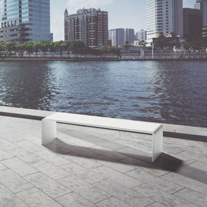 public bench / contemporary / high-performance concrete / durable