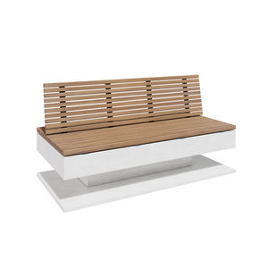 minimalist design public bench