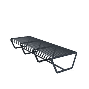 contemporary public bench