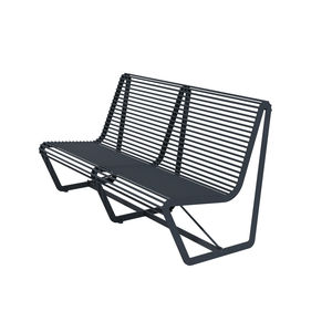contemporary public bench