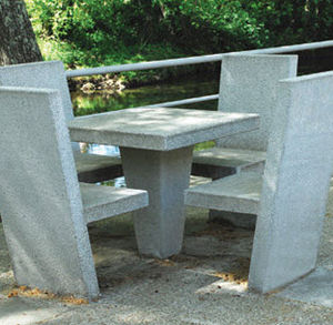 contemporary picnic table