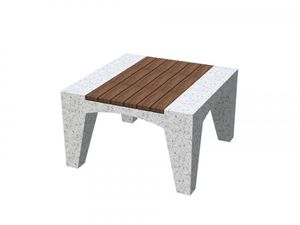 contemporary public bench