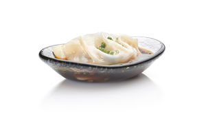 soup plate / oval / glass / commercial
