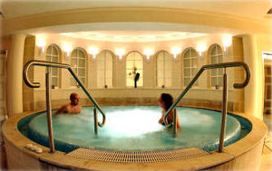 above-ground hot tub