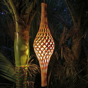 pendant lamp / contemporary / bamboo / plywood