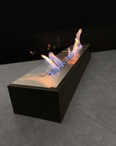 central fireplace insert