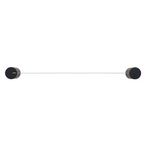towel rack with rods / wall-mounted / chrome-plated brass / stainless steel