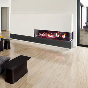 closed gas hearth