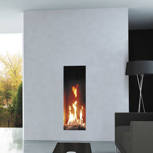 closed gas hearth