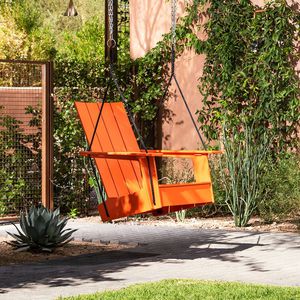 Adirondack hanging chair