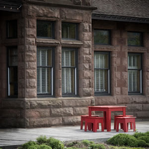 contemporary garden bench