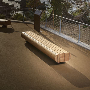 contemporary garden bench