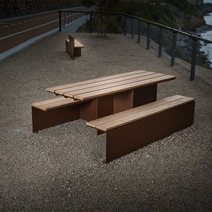 contemporary picnic table