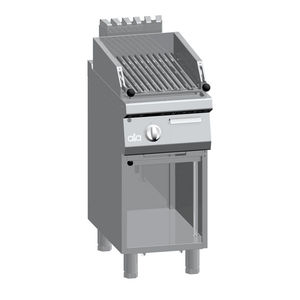 gas grill / floor-mounted / commercial / stainless steel