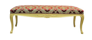 Louis XV style upholstered bench