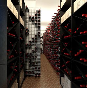 steel bottle rack
