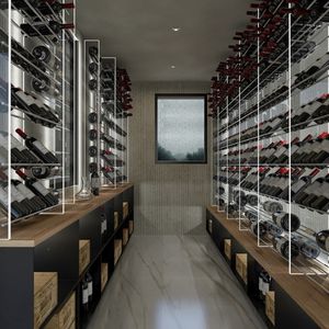 wooden bottle rack 1