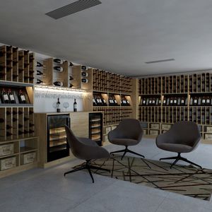 wooden bottle rack
