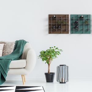 wooden bottle rack