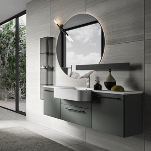 semi-recessed washbasin