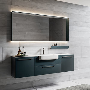 semi-recessed washbasin